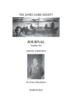 journal - British Historical Archive of Magallanes