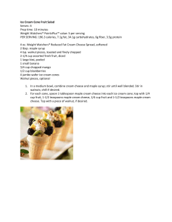 Ice Cream Cone Fruit Salad Serves