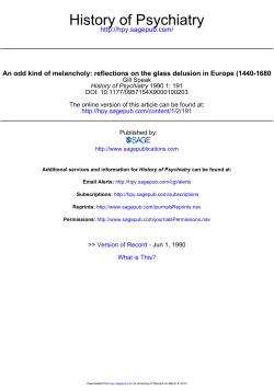 An odd kind of melancholy