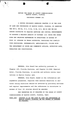 Ordinance No. 151