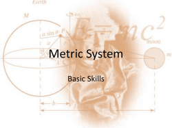 Metric System