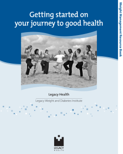 Getting started on your journey to good health
