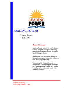 READING POWER