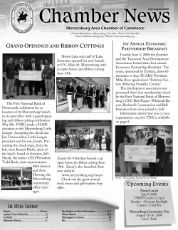 July - August 2008 - Tuscarora Area Chamber of Commerce