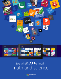 math and science
