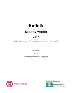 Suffolk - Cornell Program on Applied Demographics