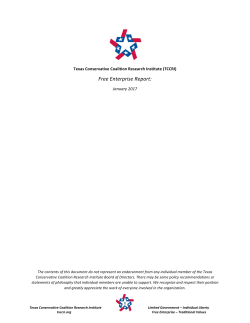 Free Enterprise Report: