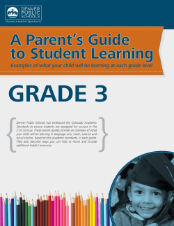 Grade 3 - Denver Public Schools