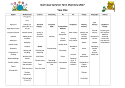 Owl Class - Leigh-on-Mendip First School
