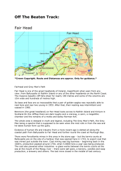 Off The Beaten Track: Fair Head