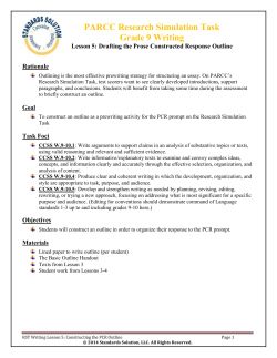 Lesson 5 - Standards Solution