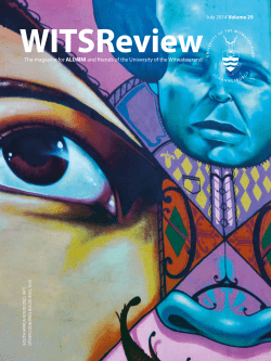 July 2014 - Wits University