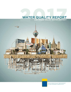 2016 LVVWD Water Quality Report - Las Vegas Valley Water District