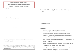 Does God hate gay people? (2 of 3) What does the Bile say about