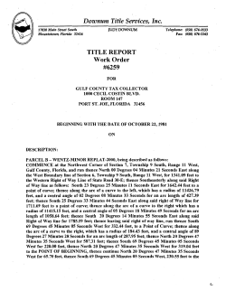 2017-05 - Gulf County Clerk of Courts