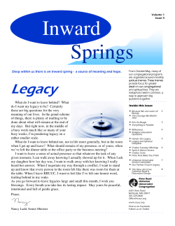 Legacy - River Road Unitarian Universalist Congregation