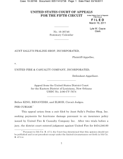In its published opinion, the Fifth Circuit stated