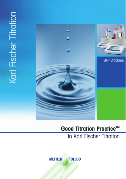 Karl Fischer Titration