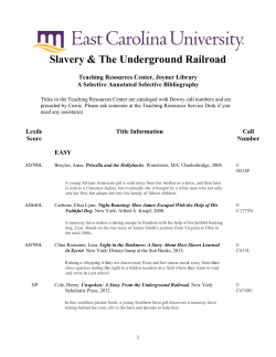 Slavery - ECU.edu