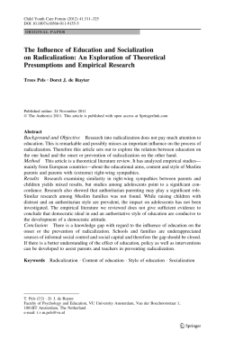 The Influence of Education and Socialization