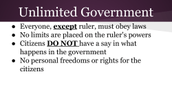 Unlimited Government
