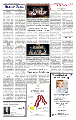 Honor Roll - The Westfield Leader