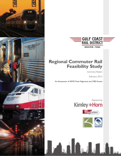 Regional Commuter Rail Feasibility Study