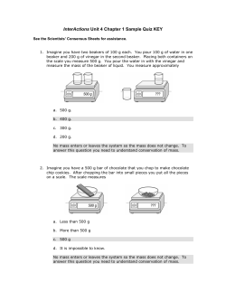 Sample Quiz Questions