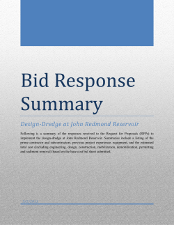 Following is a summary of the responses received