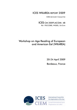 Workshop on Age Reading of European and American Eel