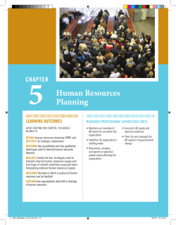 Human Resources Planning