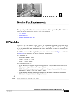 Monitor Port Requirements