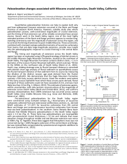 Paleoelevation changes associated with Miocene crustal
