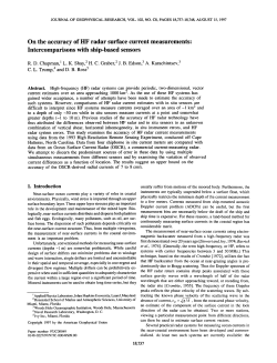 On the accuracy of HF radar surface current measurements