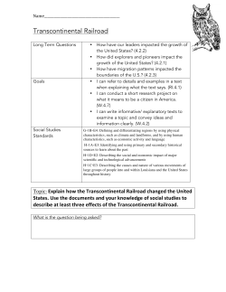 Transcontinental Railroad