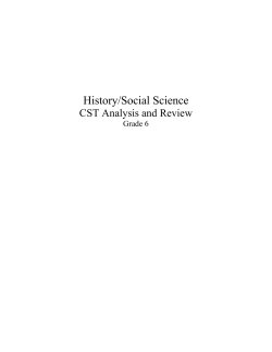8 History–Social Science