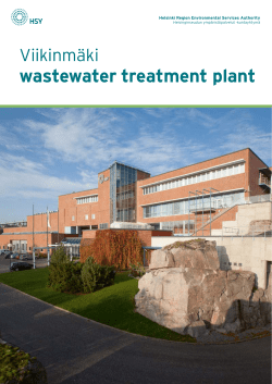 wastewater treatment plant