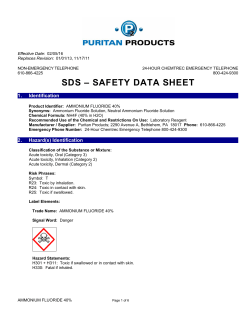 sds - Puritan Products