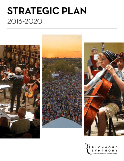 strategic plan - Richmond Symphony