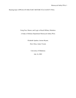 Fear Appeals and The EPPM