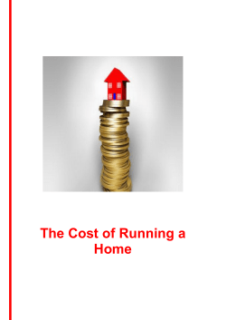 The Cost of Running a Home