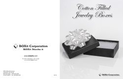 Cotton Filled Jewelry Boxes
