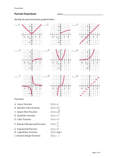 Precalculus Worksheet 9