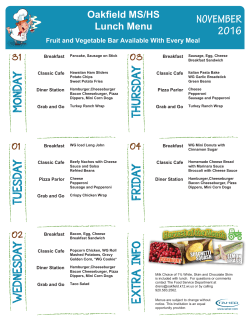 Menu_Lunch Elementary