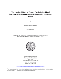 The Lasting Effects of Crime: The Relationship of Discovered