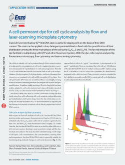 A cell-permeant dye for cell cycle analysis by
