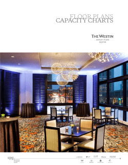 floor plans capacity charts