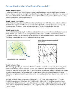 Riparian Stream Map Exercise handout