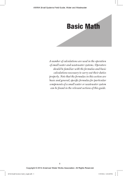 Excerpt - American Water Works Association