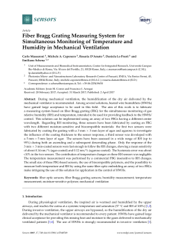 Fiber Bragg Grating Measuring System for Simultaneous Monitoring